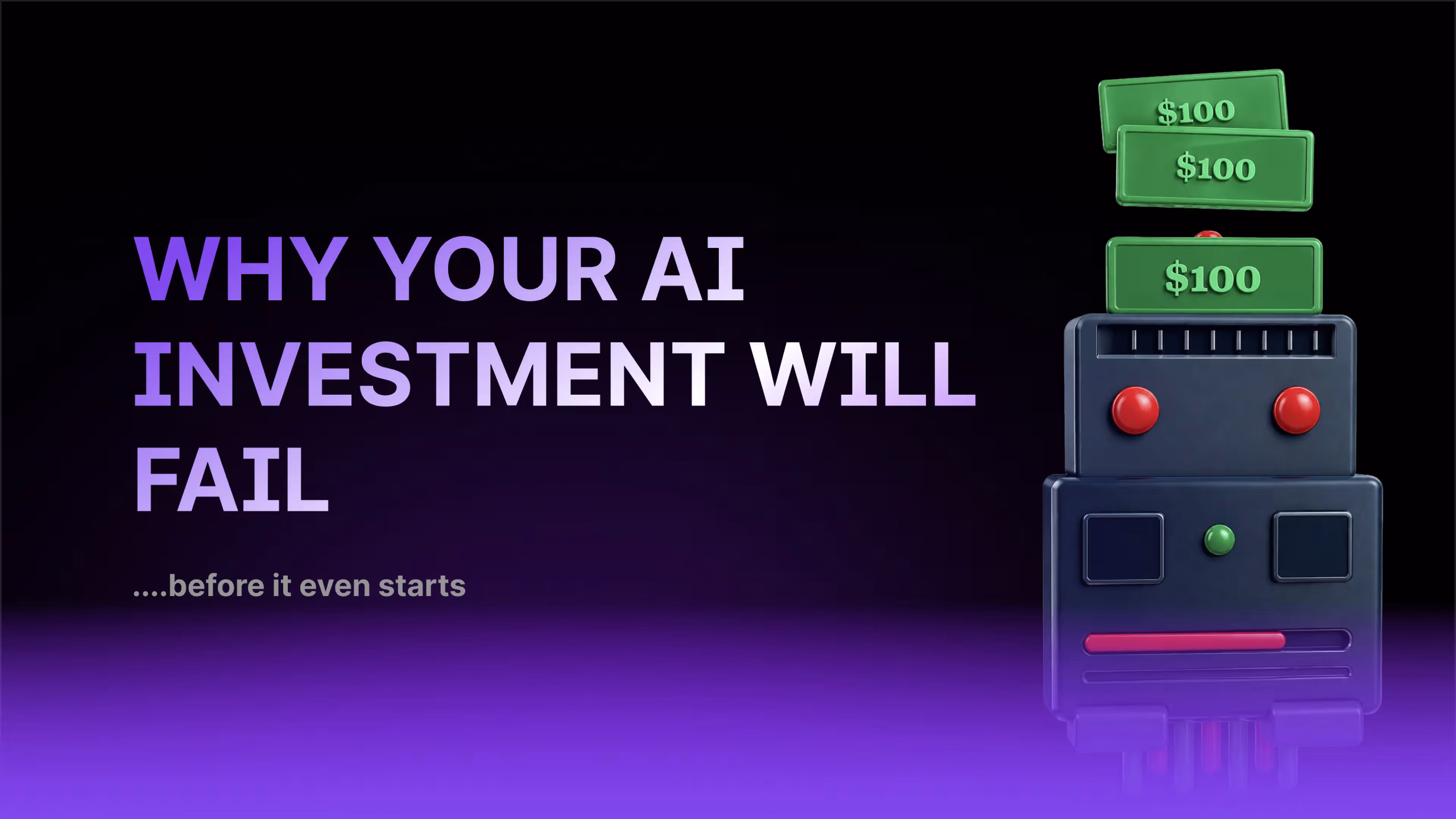 why your ai investment fails scaled